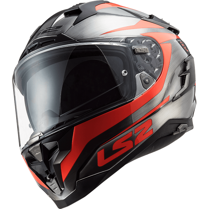 Casco LS2 327 Challenger Cannon Jeans Naranja / Mate