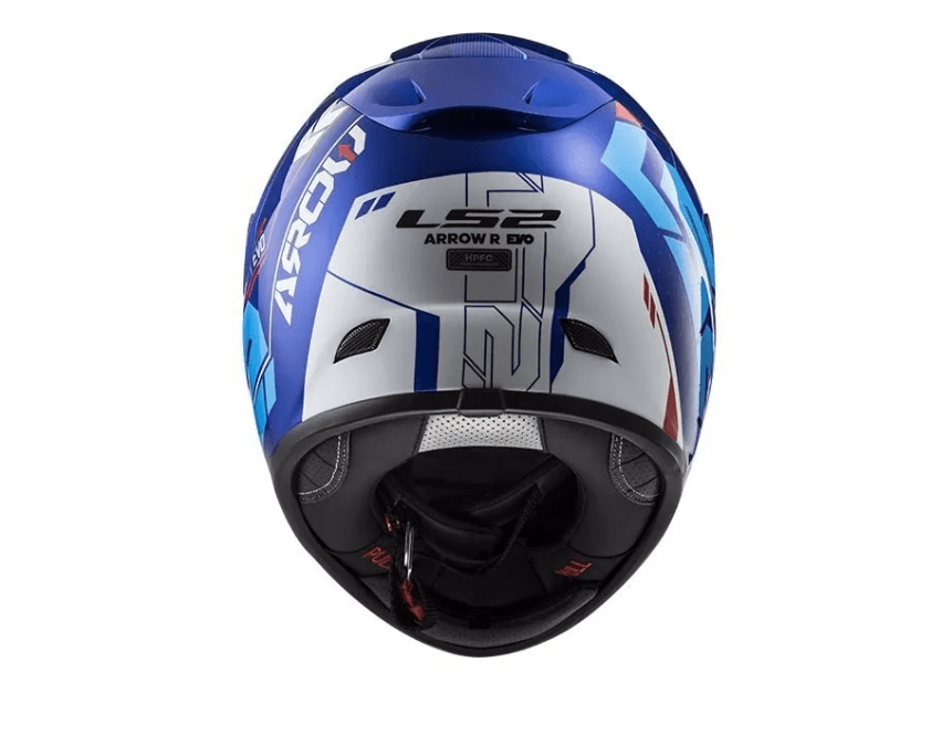 Casco LS2 323 Arrow R Evo Techno Blanco / Azul / Mate