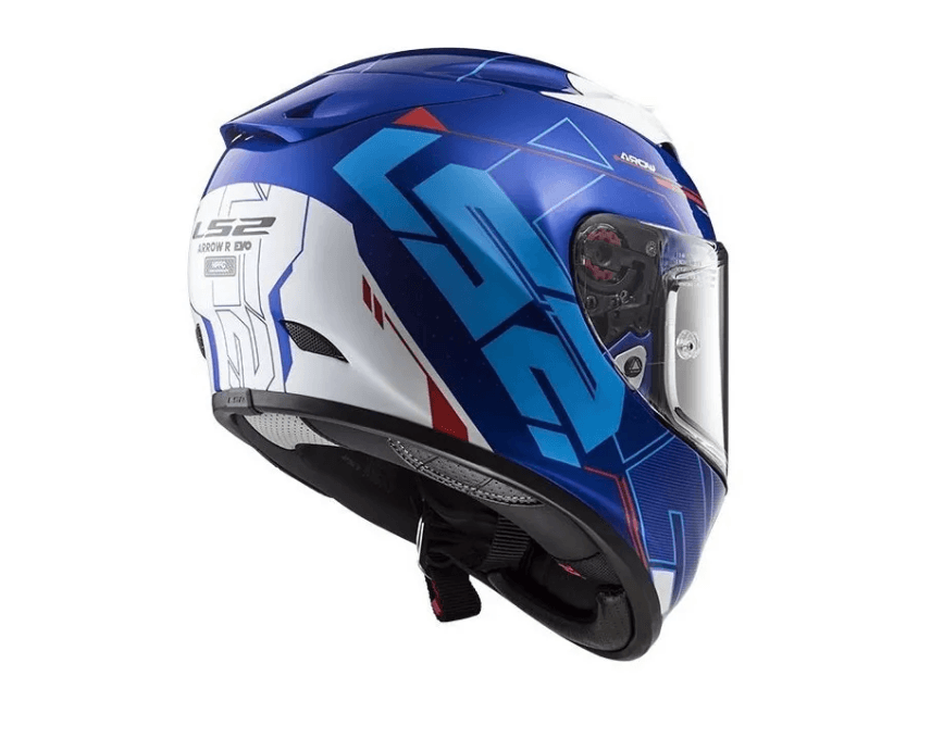 Casco LS2 323 Arrow R Evo Techno Blanco / Azul / Mate