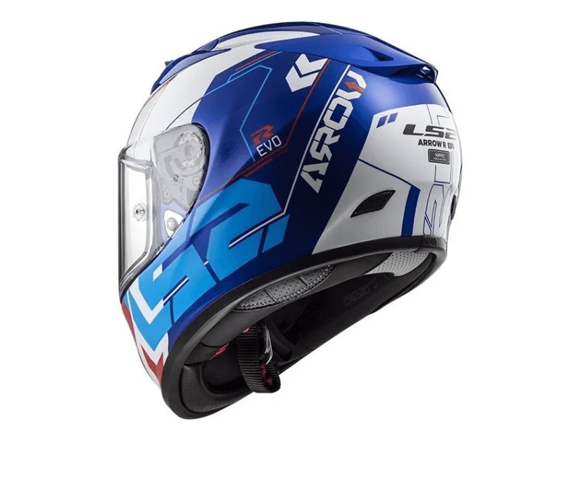 Casco LS2 323 Arrow R Evo Techno Blanco / Azul / Mate