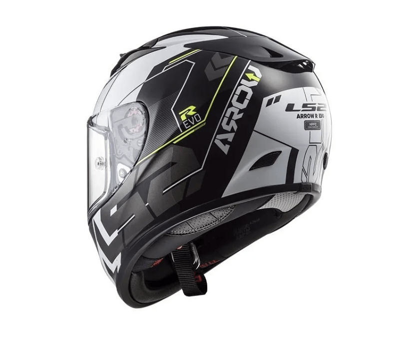 Casco LS2 323 Arrow R Techno Blanco / Negro / Mate