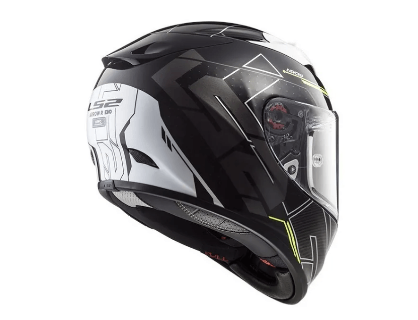 Casco LS2 323 Arrow R Techno Blanco / Negro / Mate
