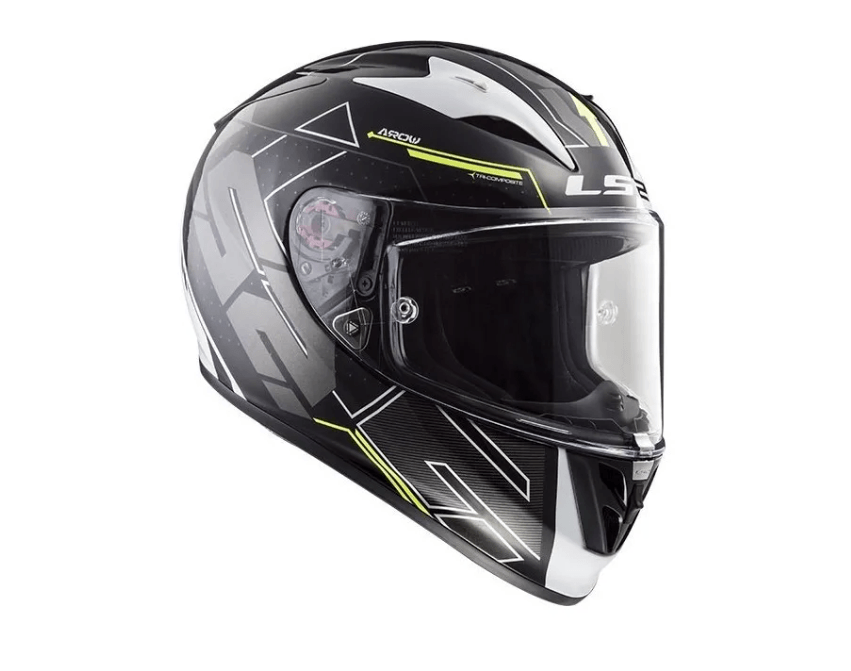 Casco LS2 323 Arrow R Techno Blanco / Negro / Mate