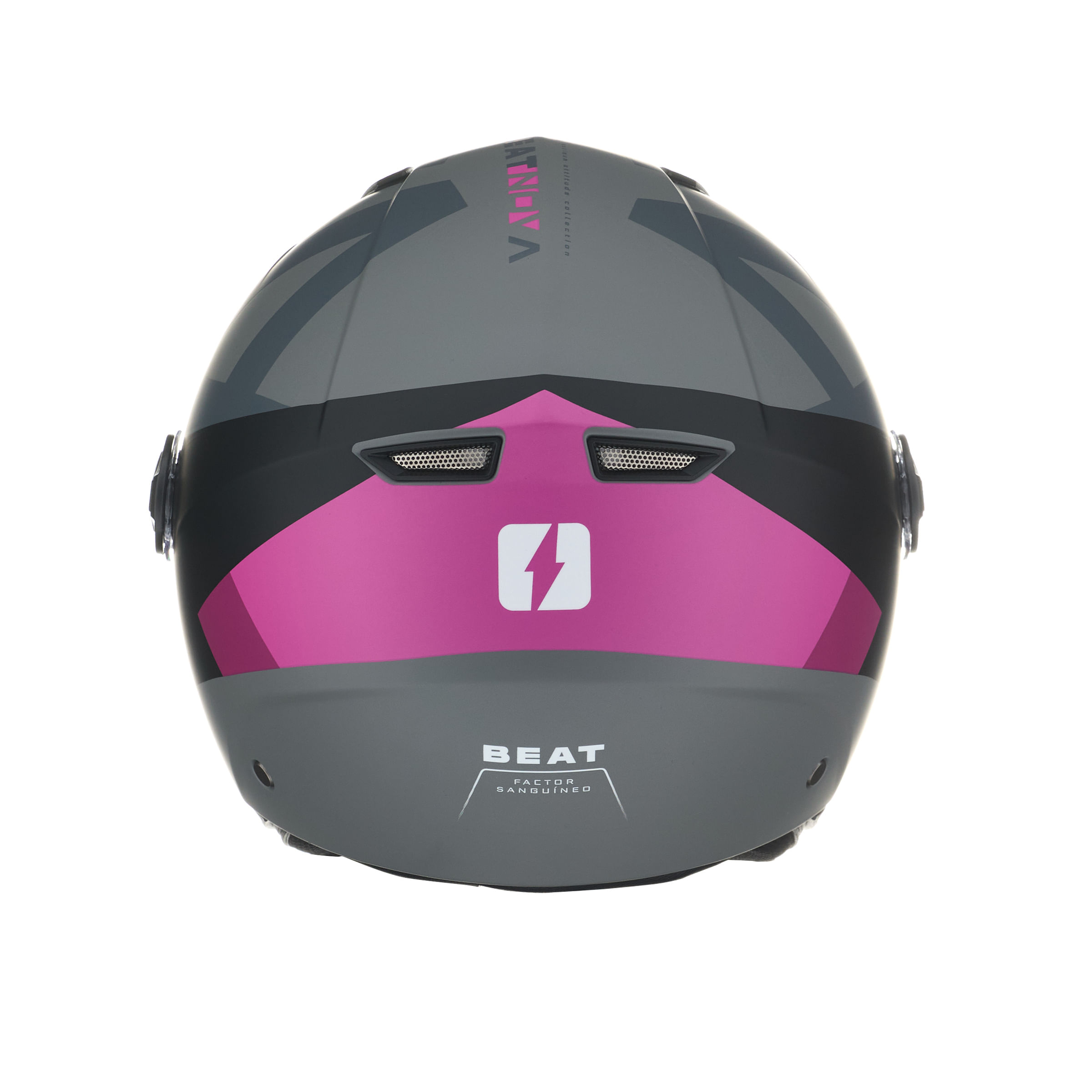 Casco MAC 721 Beat Nova Gris / Rosa / Mate