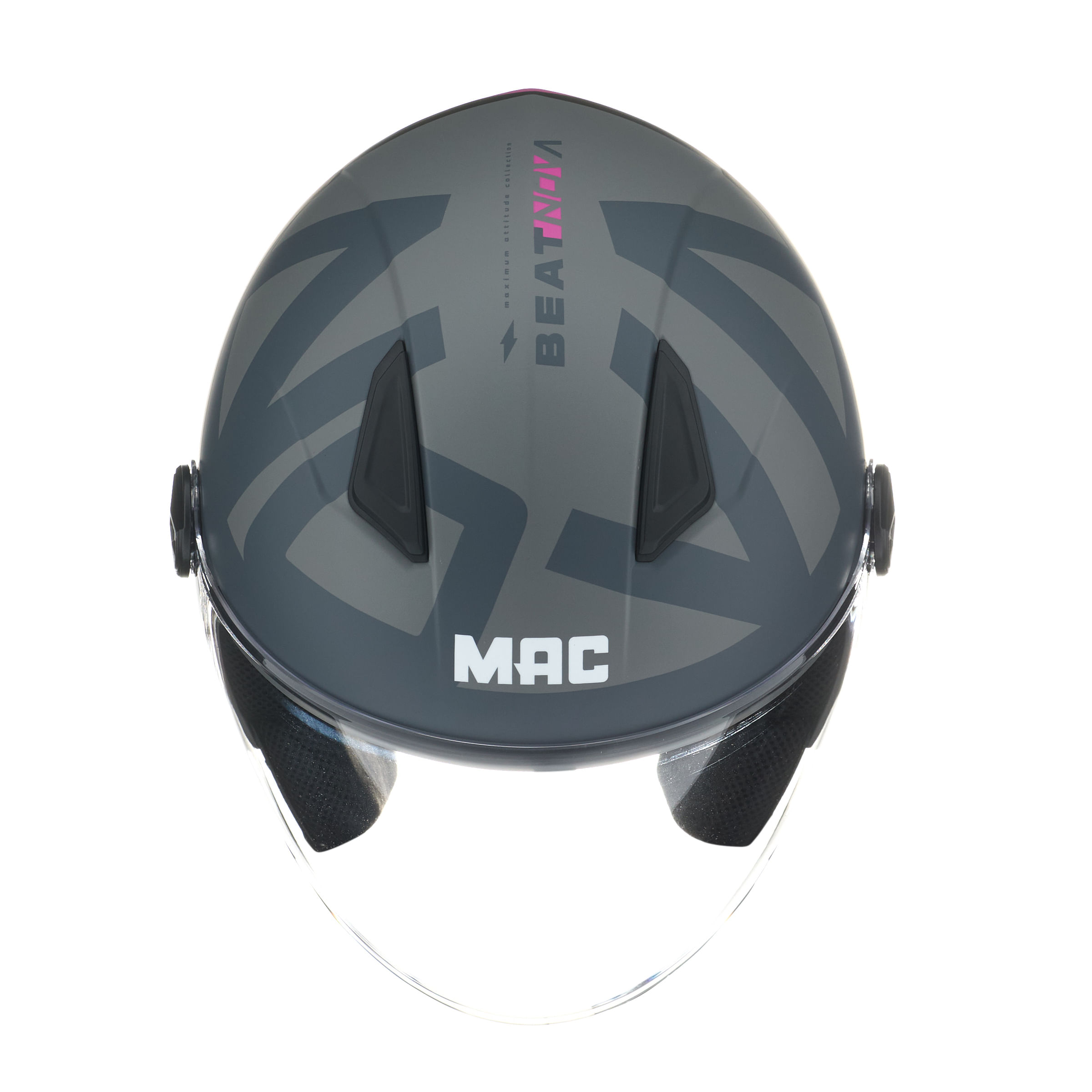 Casco MAC 721 Beat Nova Gris / Rosa / Mate