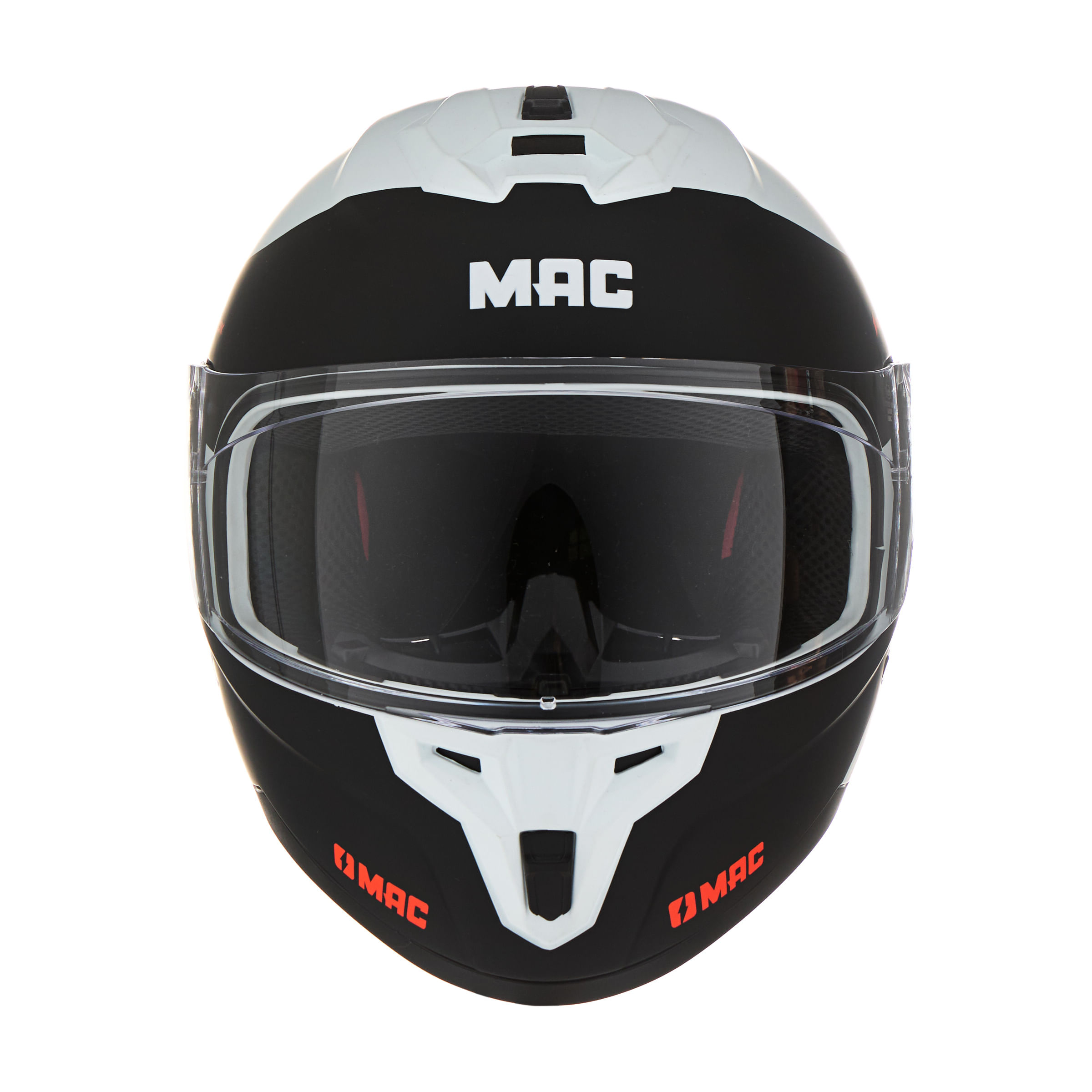 Casco MAC 070 Volt Rodak Negro / Blanco / Mate