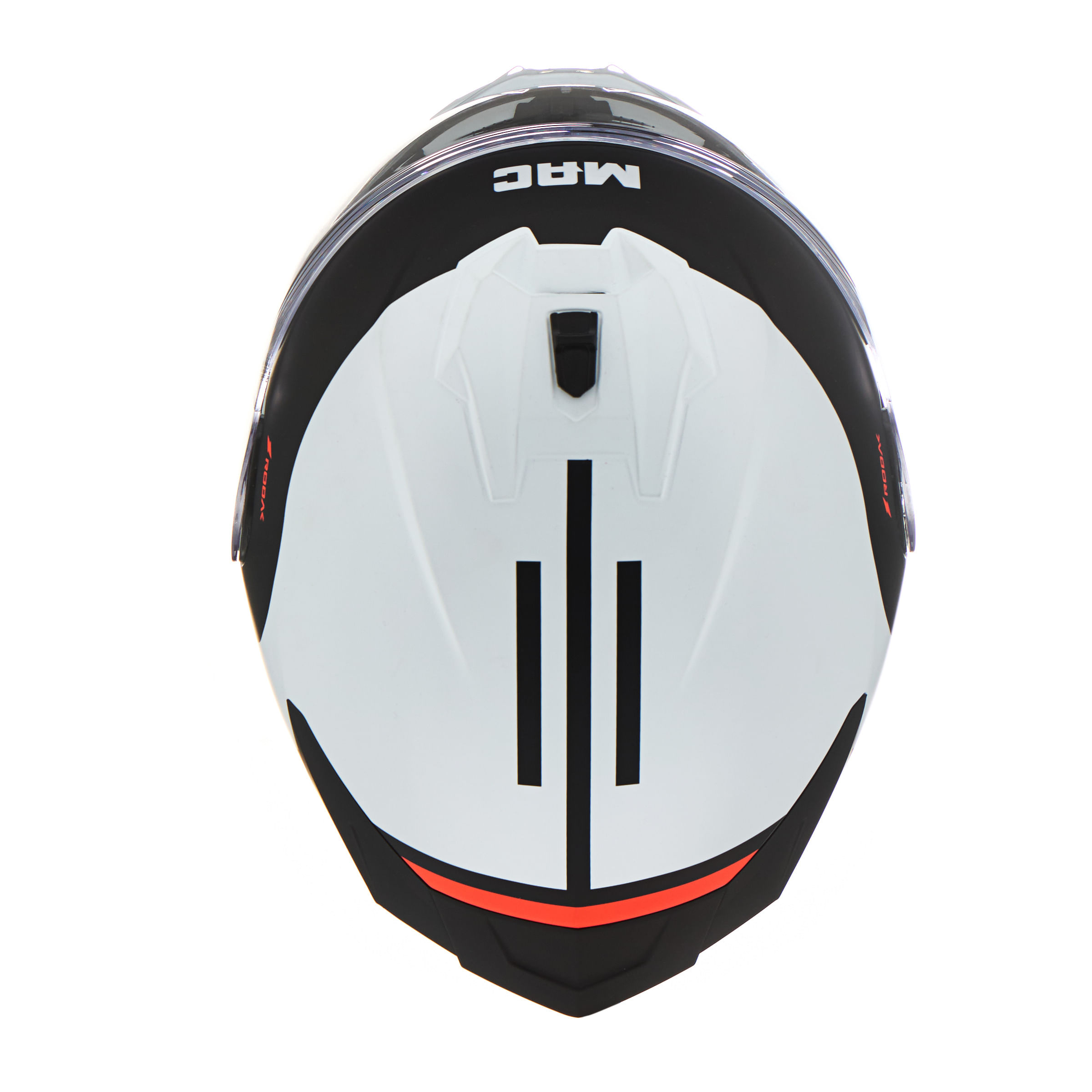 Casco MAC 070 Volt Rodak Negro / Blanco / Mate