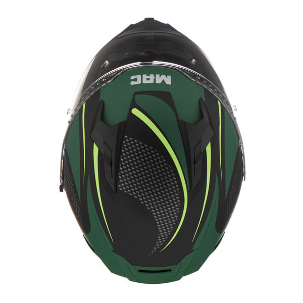 Casco MAC 069 Force Cirkus Verde / Fluo / Mate