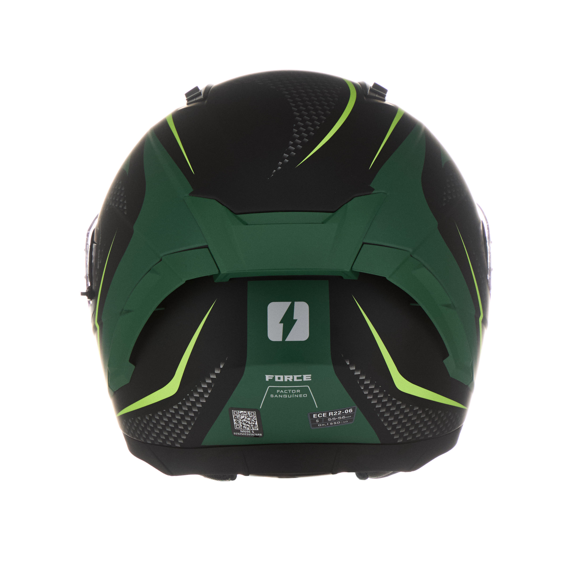 Casco MAC 069 Force Cirkus Verde / Fluo / Mate
