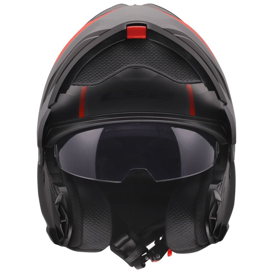 Casco LS2 908 Strobe II Monza Gris / Rojo / Brillo