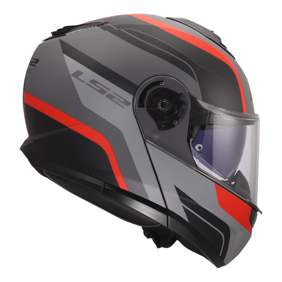 Casco LS2 908 Strobe II Monza Gris / Rojo / Brillo