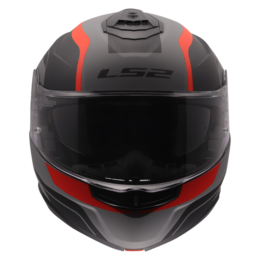 Casco LS2 908 Strobe II Monza Gris / Rojo / Brillo