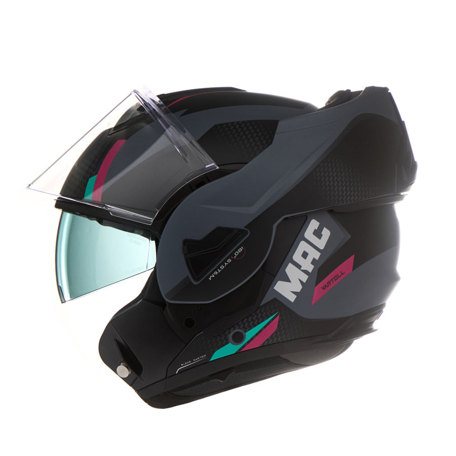 Casco MAC 628 Eclipse Vartell Negro / Gris / Mate