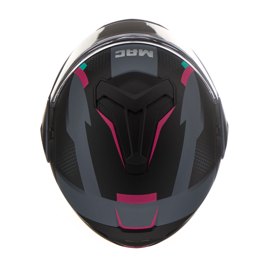 Casco MAC 628 Eclipse Vartell Negro / Gris / Mate