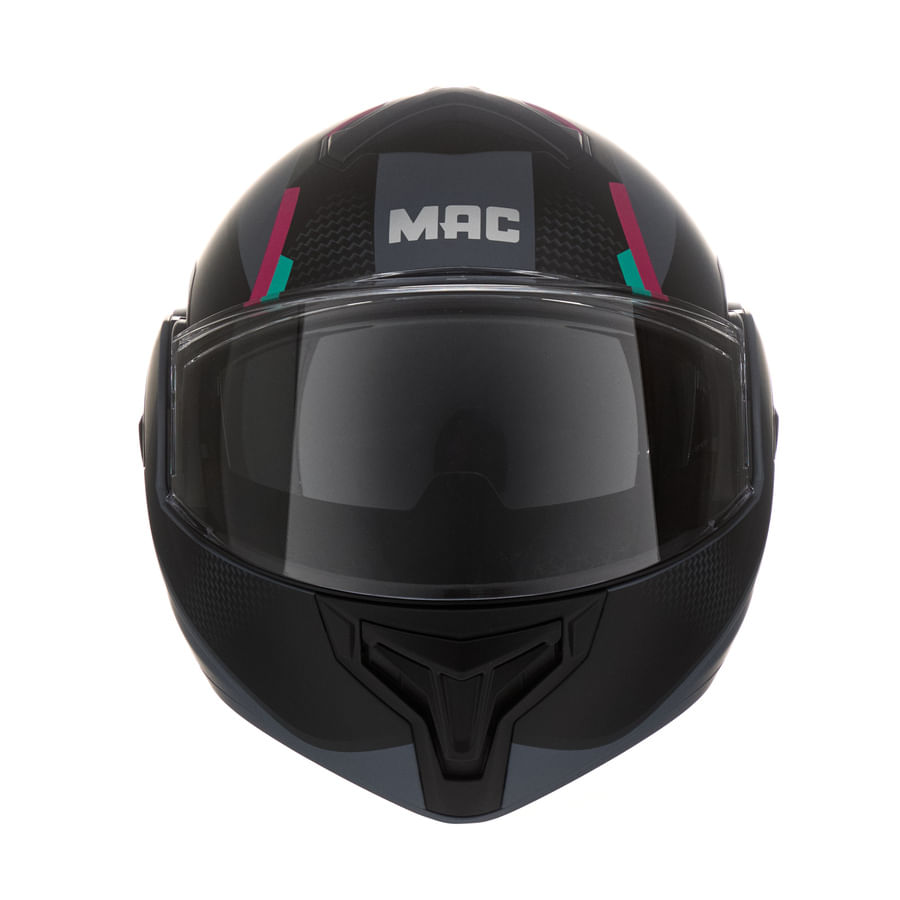 Casco MAC 628 Eclipse Vartell Negro / Gris / Mate