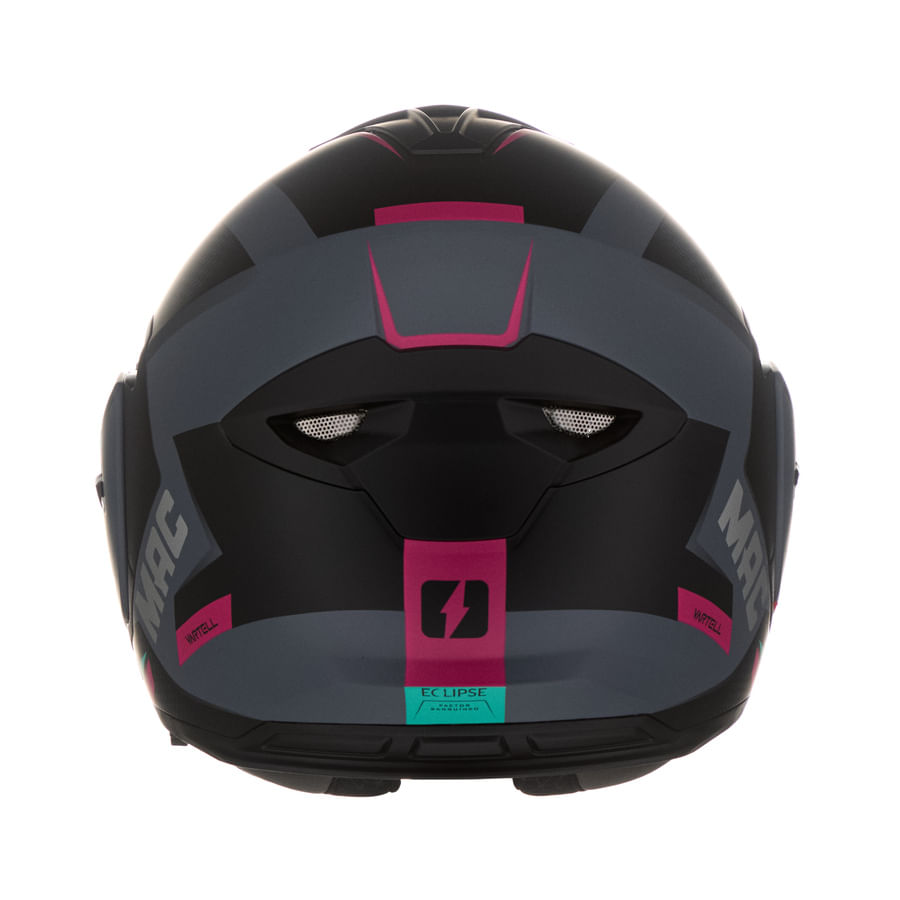 Casco MAC 628 Eclipse Vartell Negro / Gris / Mate