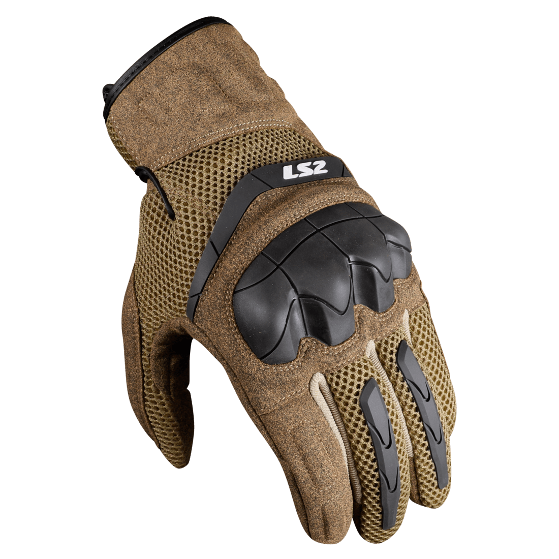 Guante LS2 Kubra Hombre Marron