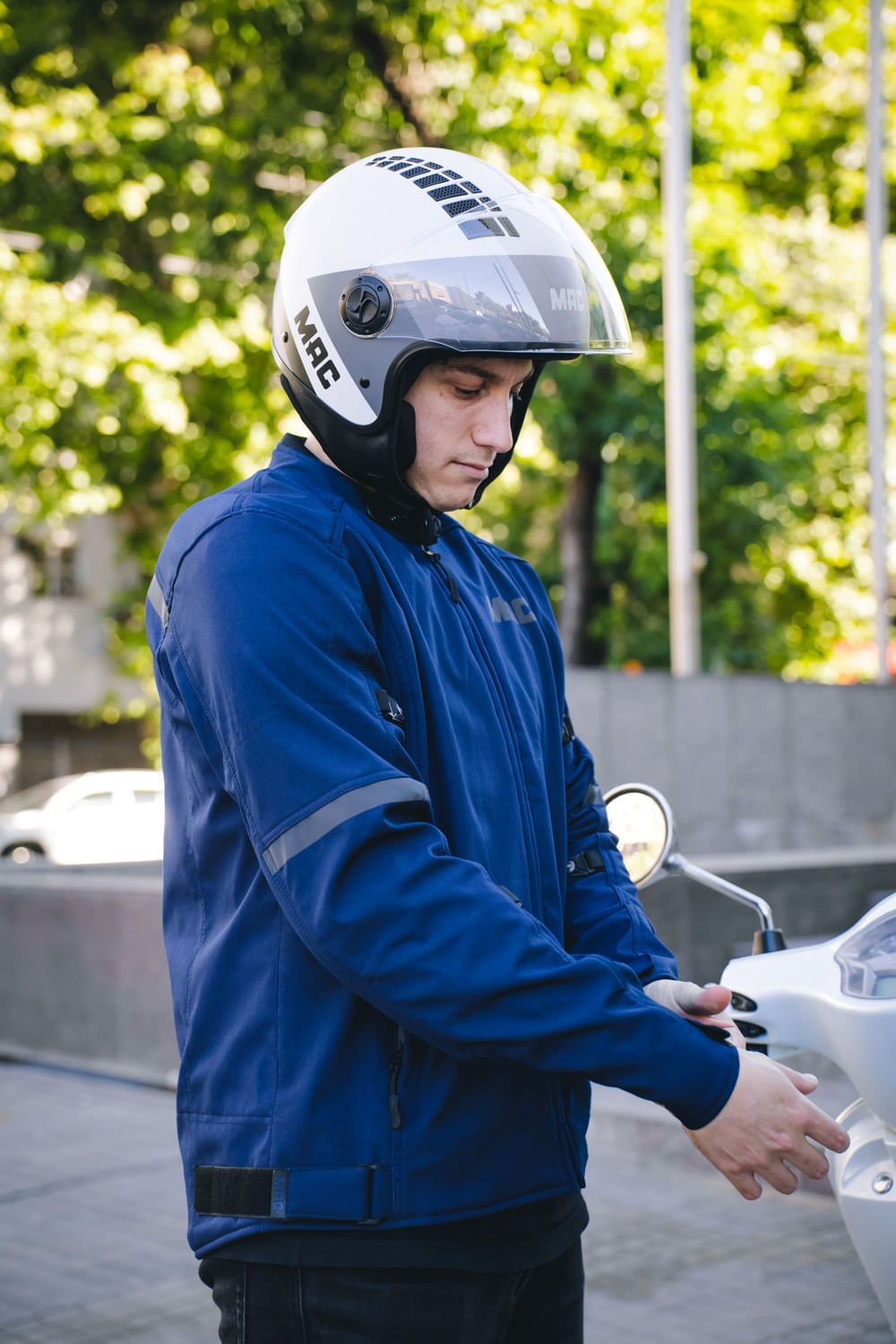 Campera MAC Urban Hombre Azul