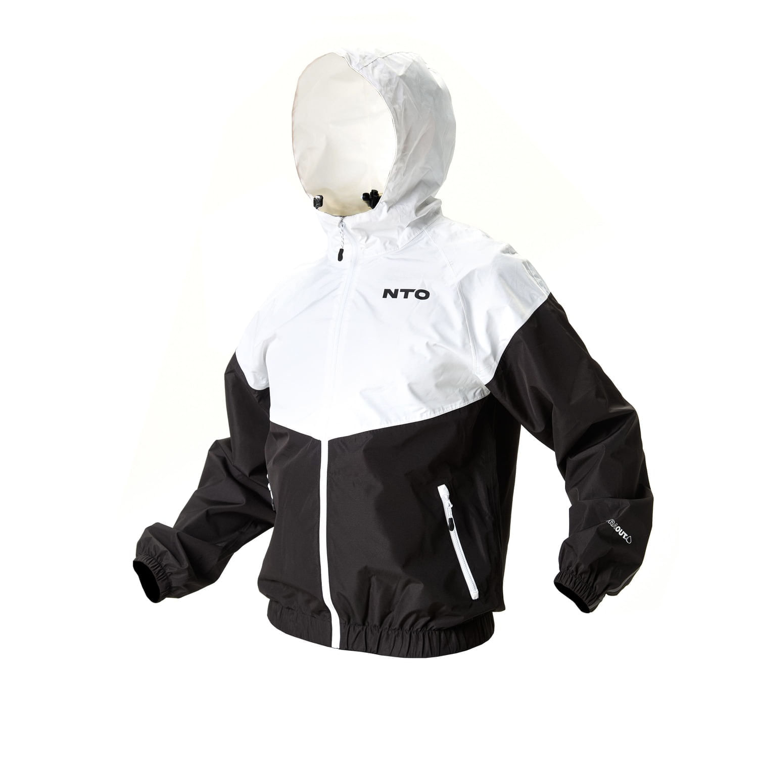 Campera NTO Wind Hombre Negra / Blanca