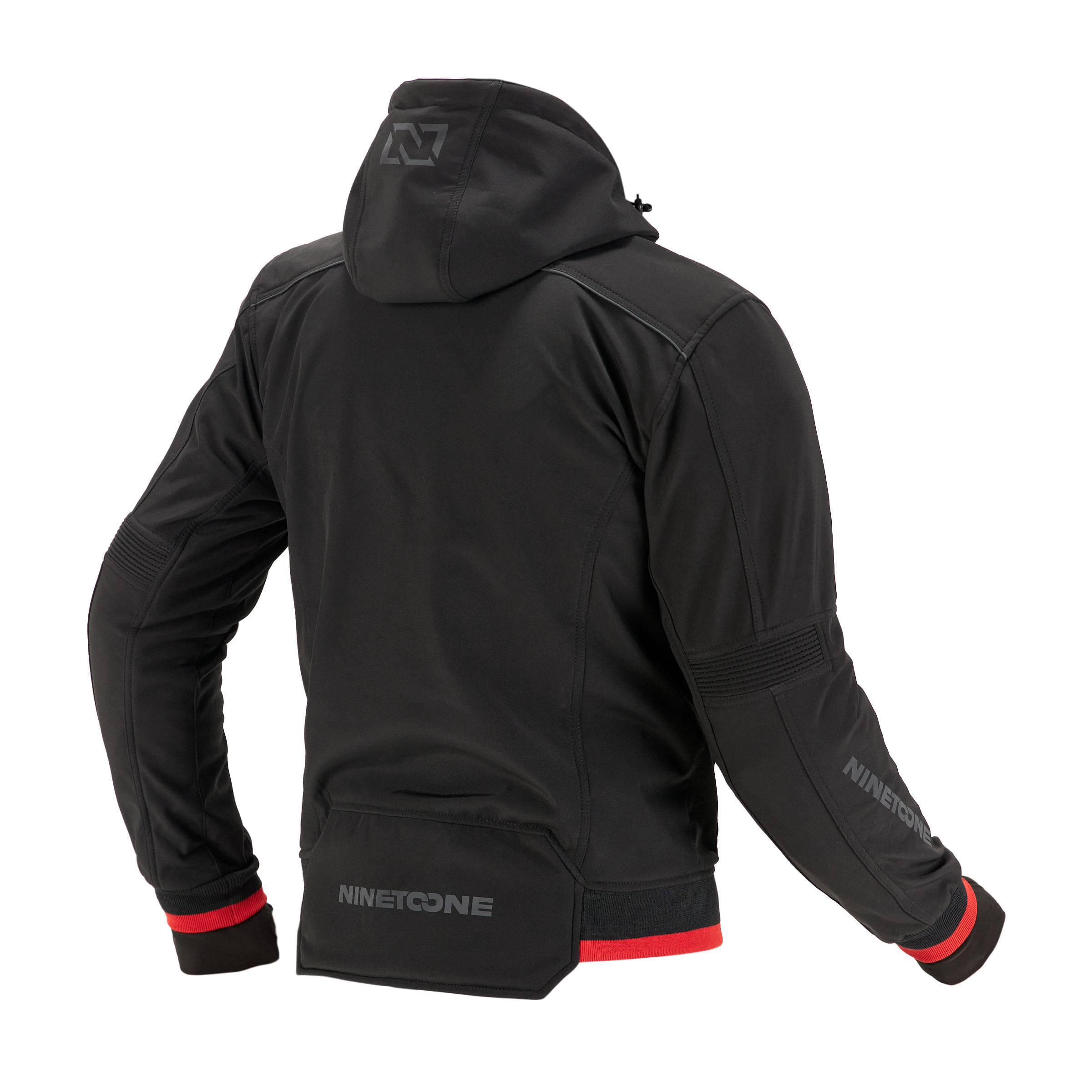 Campera NTO Zip Hoodie Armor Hombre Negro