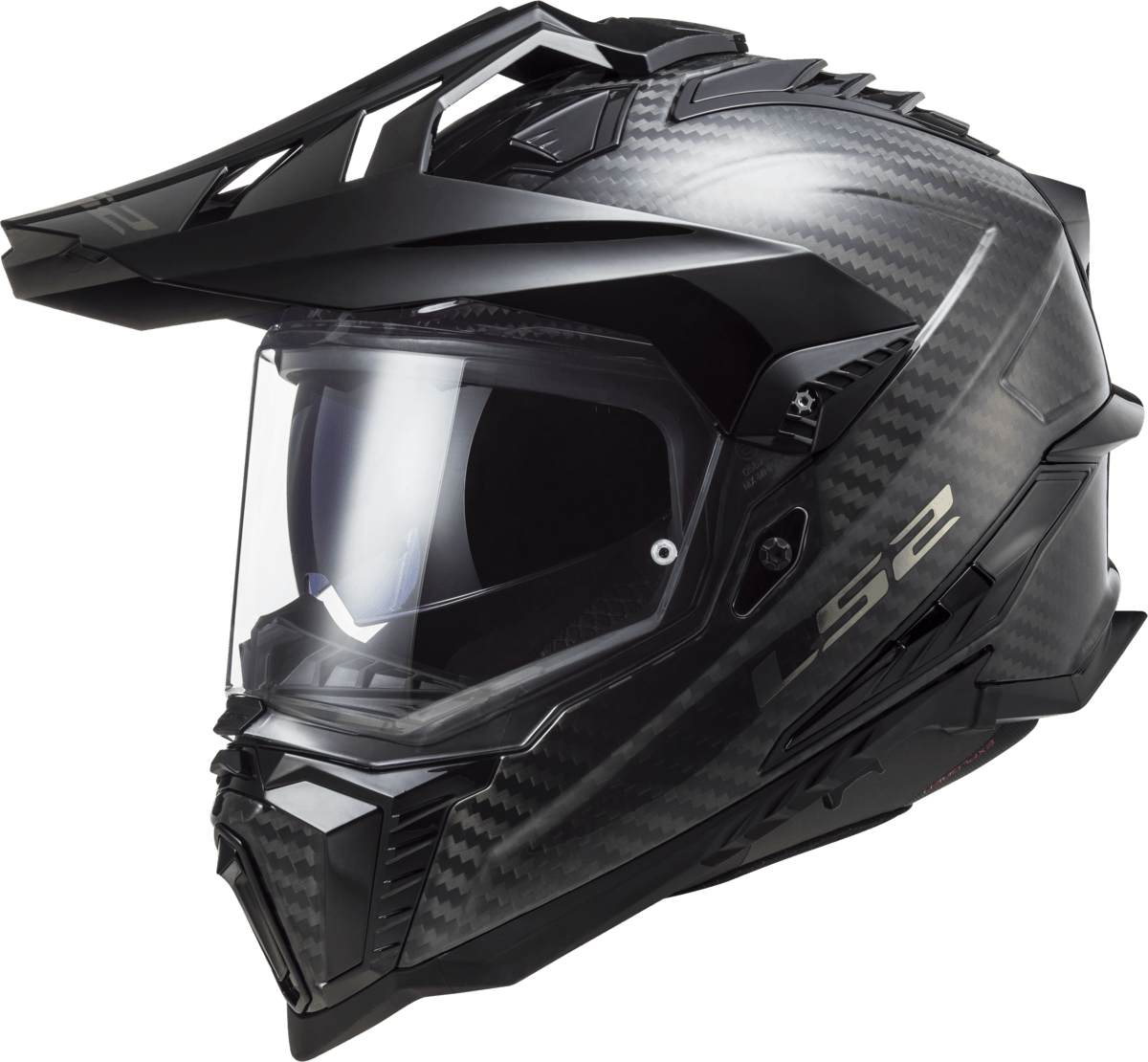 Casco LS2 701 Explorer Carbono Solid Negro / Mate