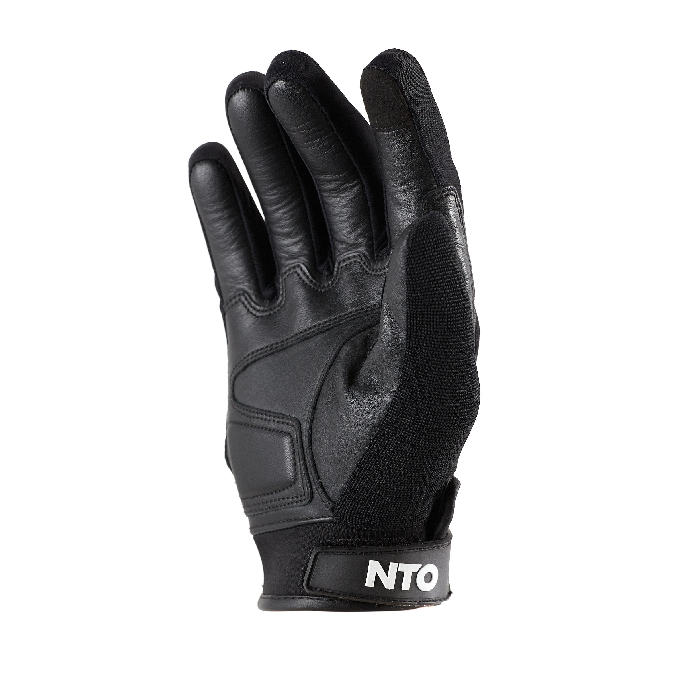 Guantes Cortos NTO Cuero Microfibra Urban Evo Negro