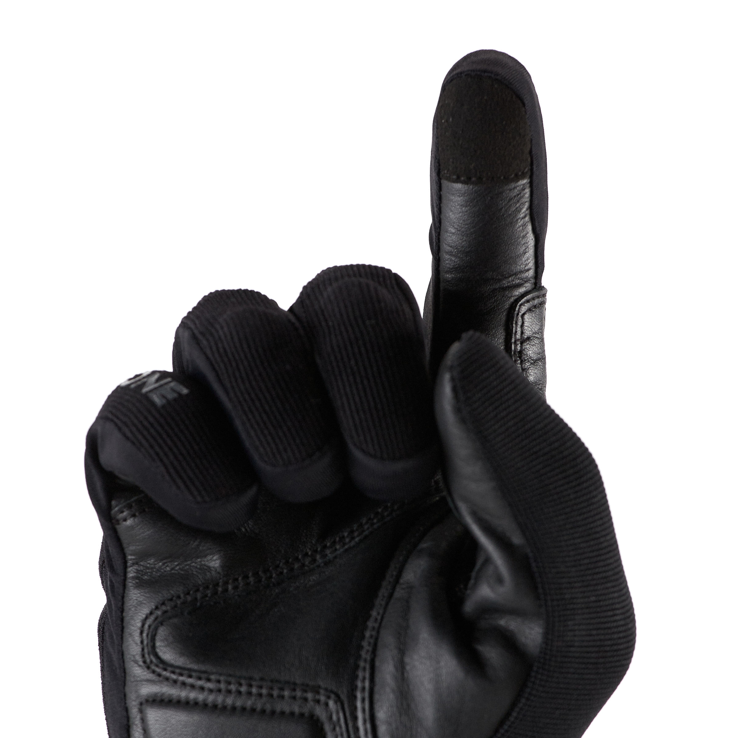 Guantes Cortos NTO Cuero Microfibra Urban Evo Negro