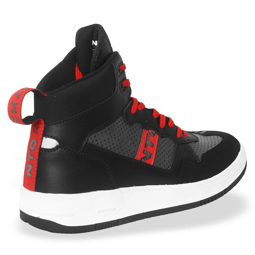 Sneaker NTO Commuter Hombre Negro / Rojo