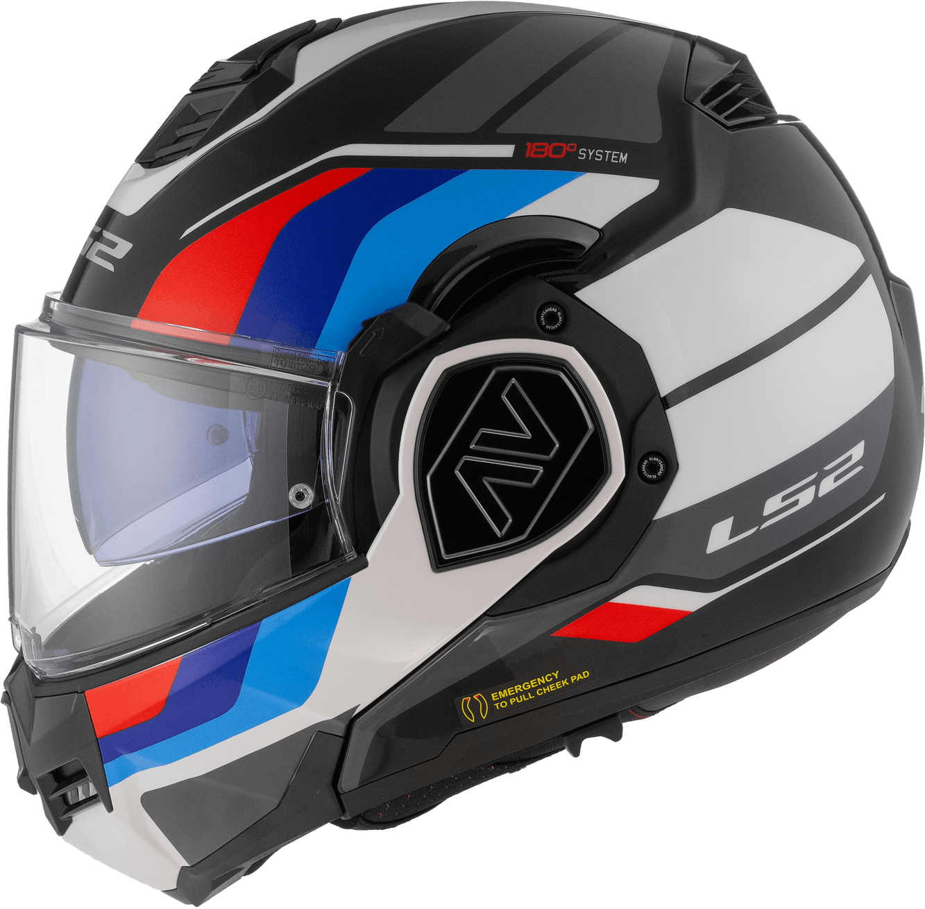 Casco LS2 906 Advant Sport Negro / Rojo / Mate