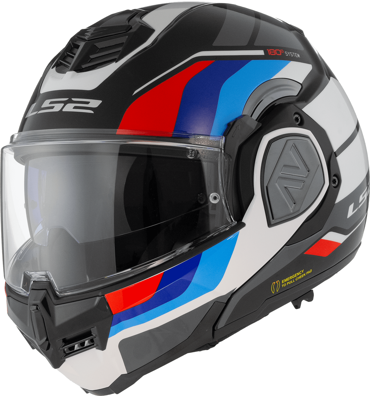 Casco LS2 906 Adavnt Sport Negro / Rojo / Mate