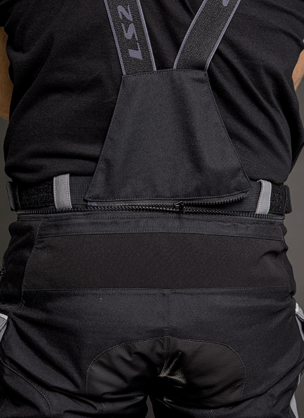 Pantalon LS2 Apollo Hombre Negro / Gris