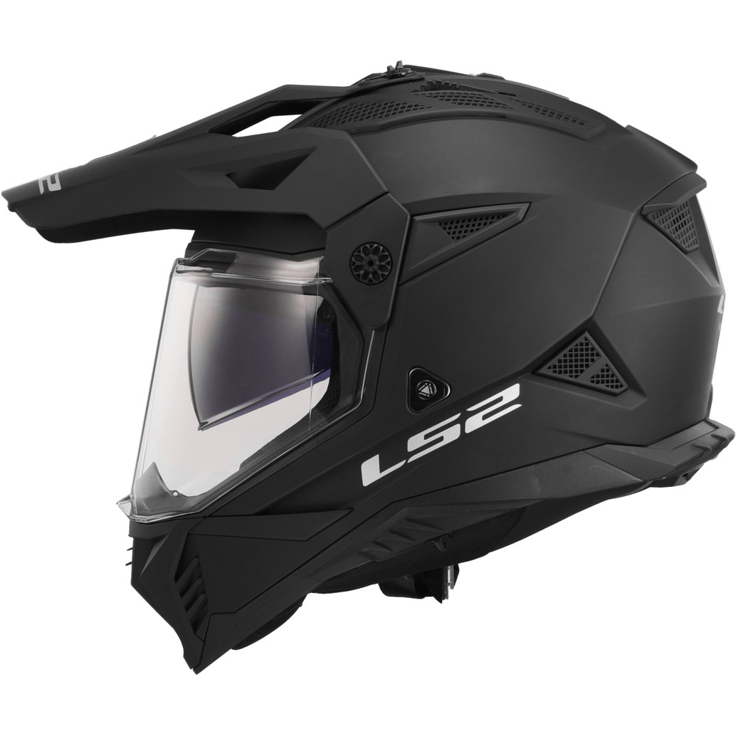 Casco LS2 702 Pioneer II Solid Negro / Mate