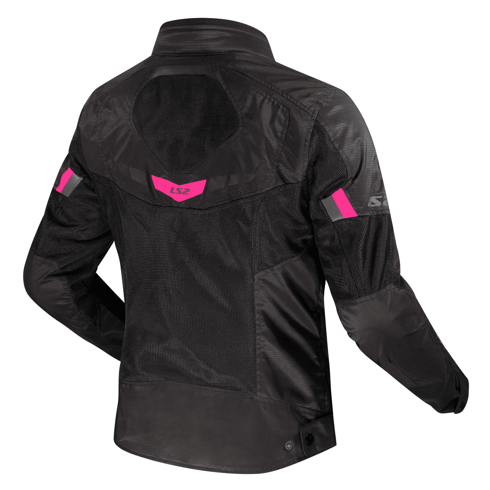 Campera Ls2 Garda Air Mujer Negra / Rosa