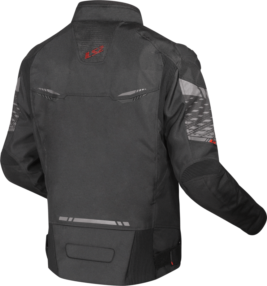 Campera LS2 Apex Hombre Negro / Gris