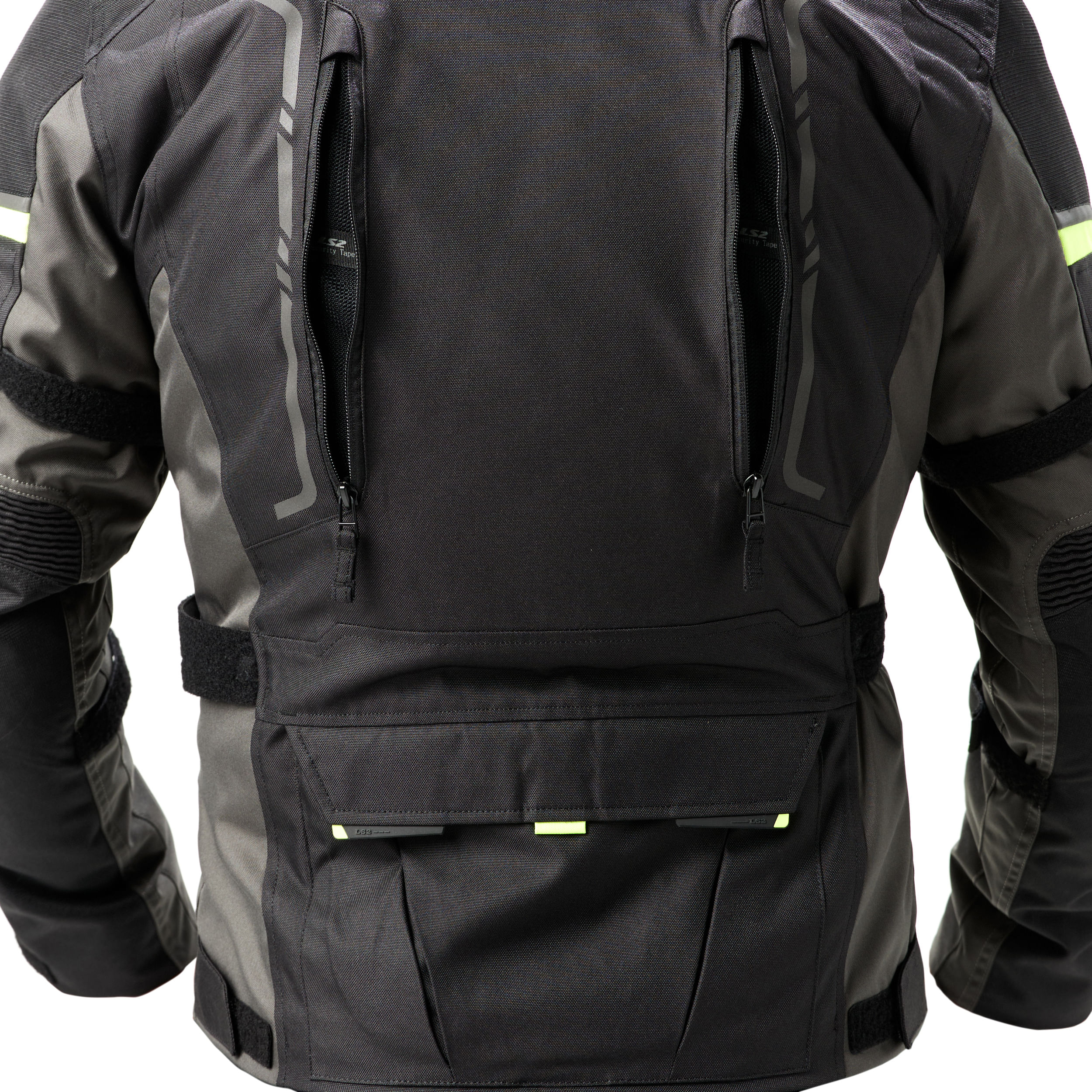 Campera LS2 Narvik Mujer Gris / Negro