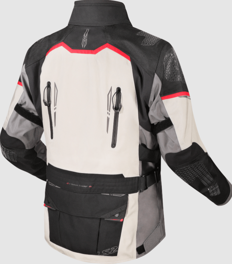 Campera LS2 Apollo Hombre Gris / Negro