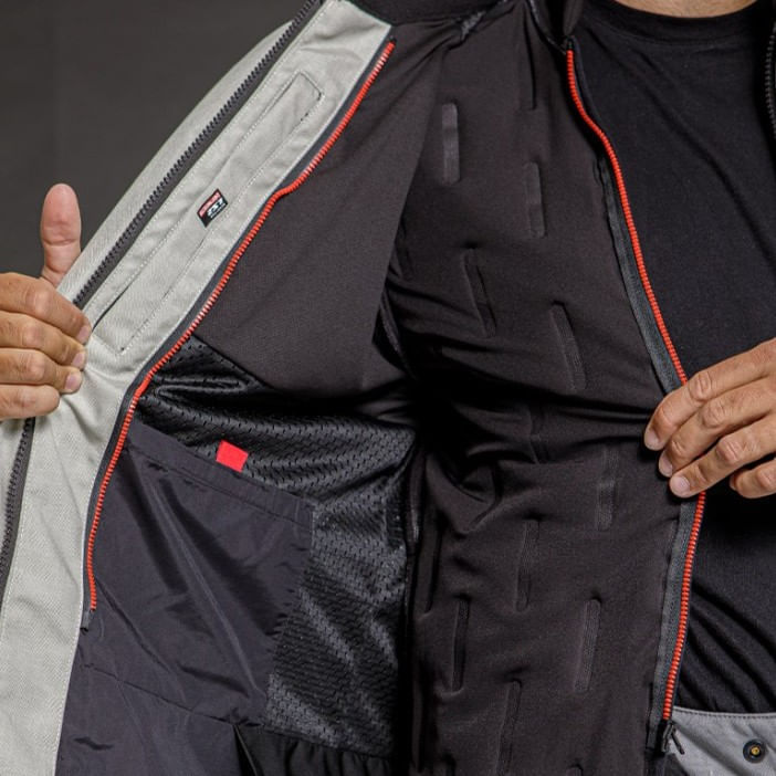 Campera LS2 Apollo Hombre Gris / Negro