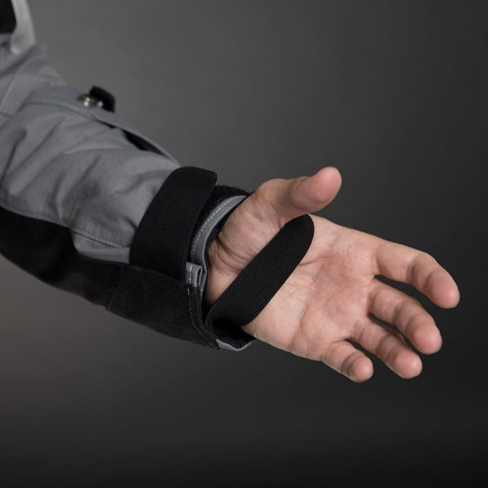 Campera LS2 Apollo Hombre Gris / Negro