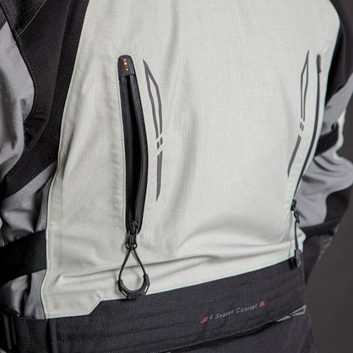 Campera LS2 Apollo Hombre Gris / Negro