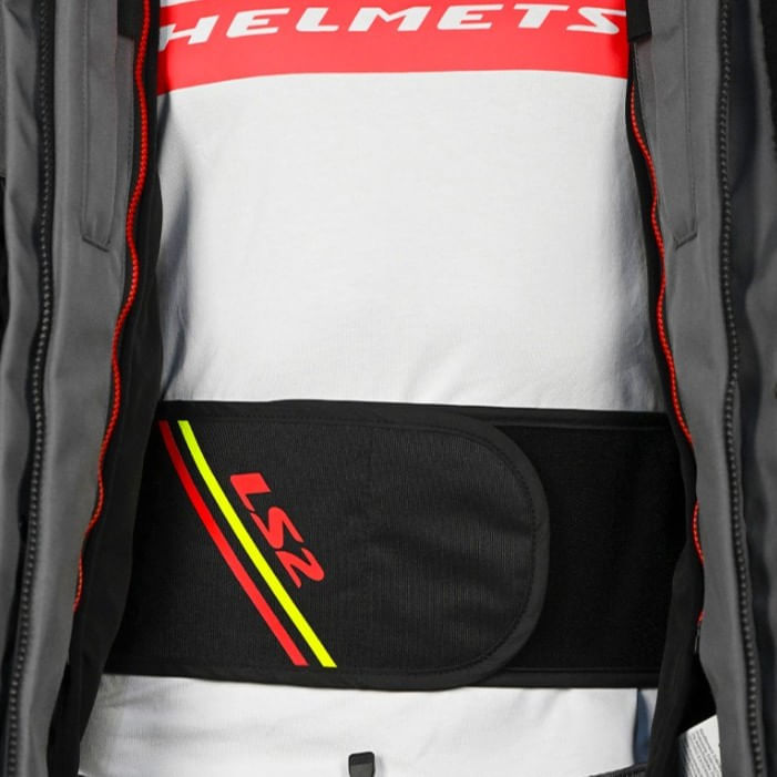 Campera LS2 Apollo Hombre Gris / Negro