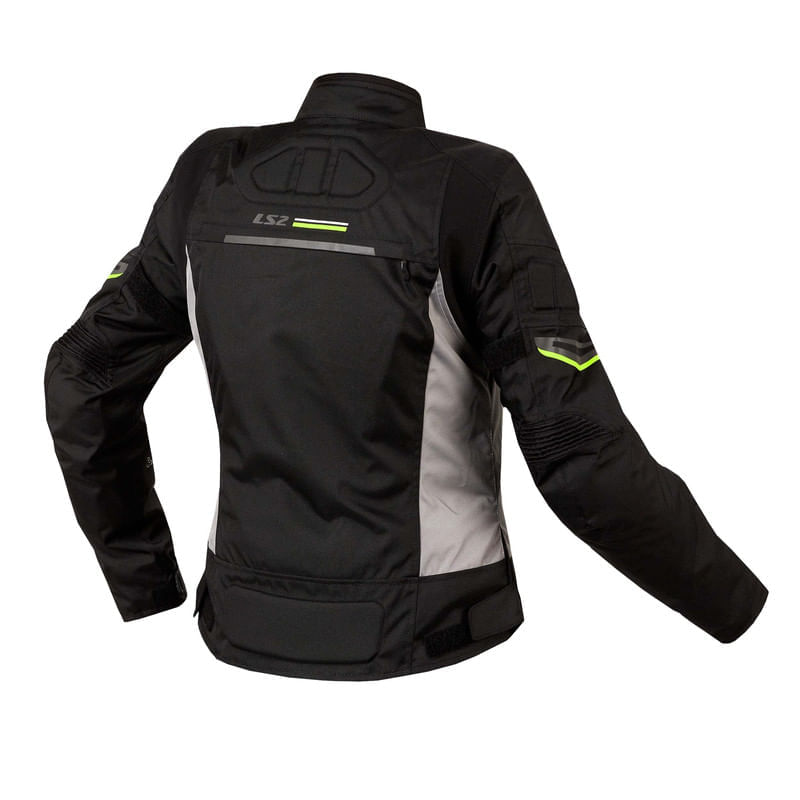 Campera LS2 Shadow Mujer Negro / Gris