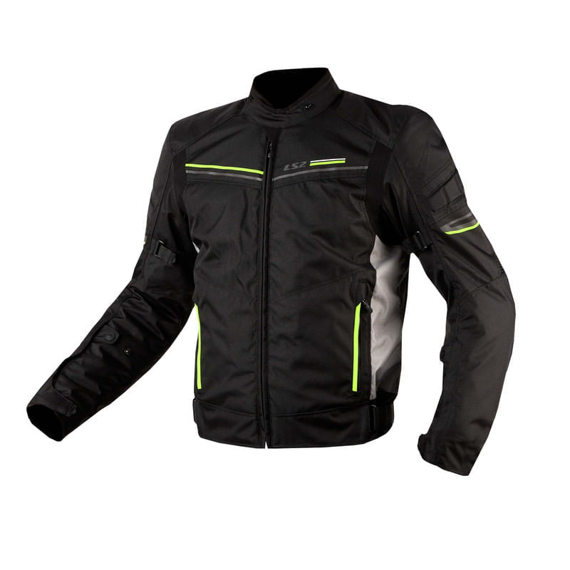 Campera LS2 Shadow Hombre Negro / Gris