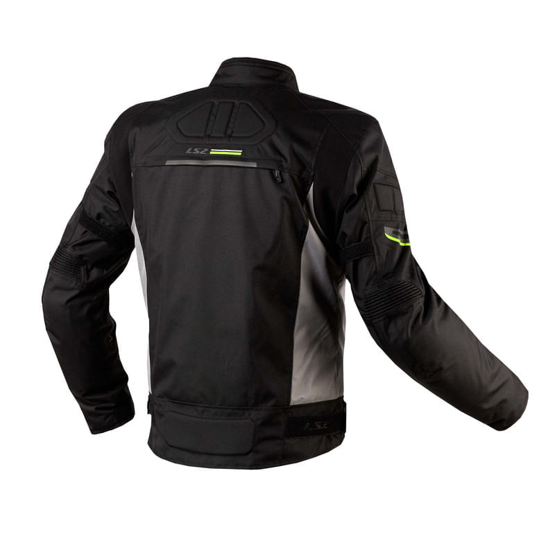 Campera LS2 Shadow Hombre Negro / Gris