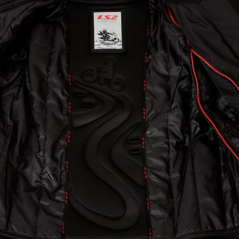Campera LS2 Serra Evo Hombre Negro