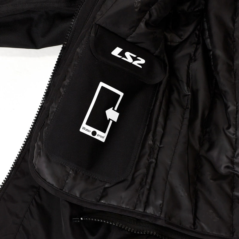 Campera LS2 Serra Evo Mujer Negro