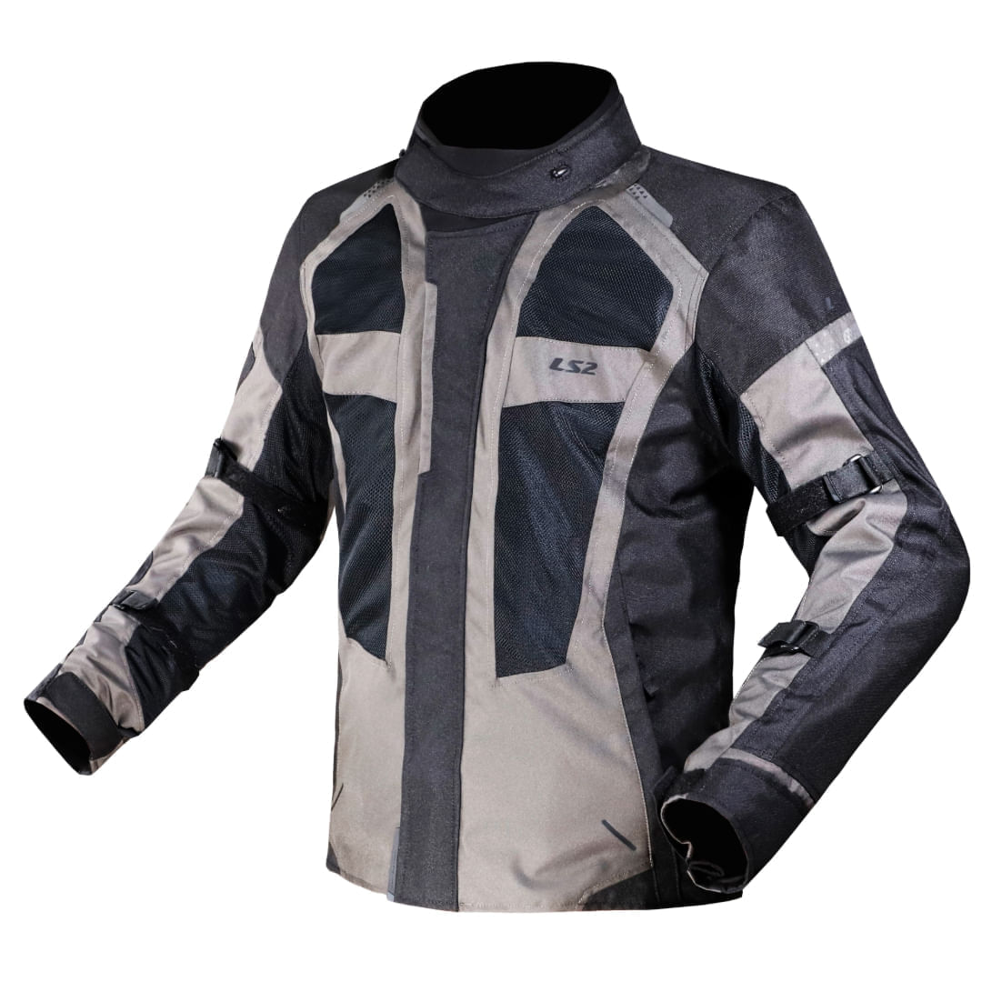 Campera LS2 Scout Mujer Negro / Gris