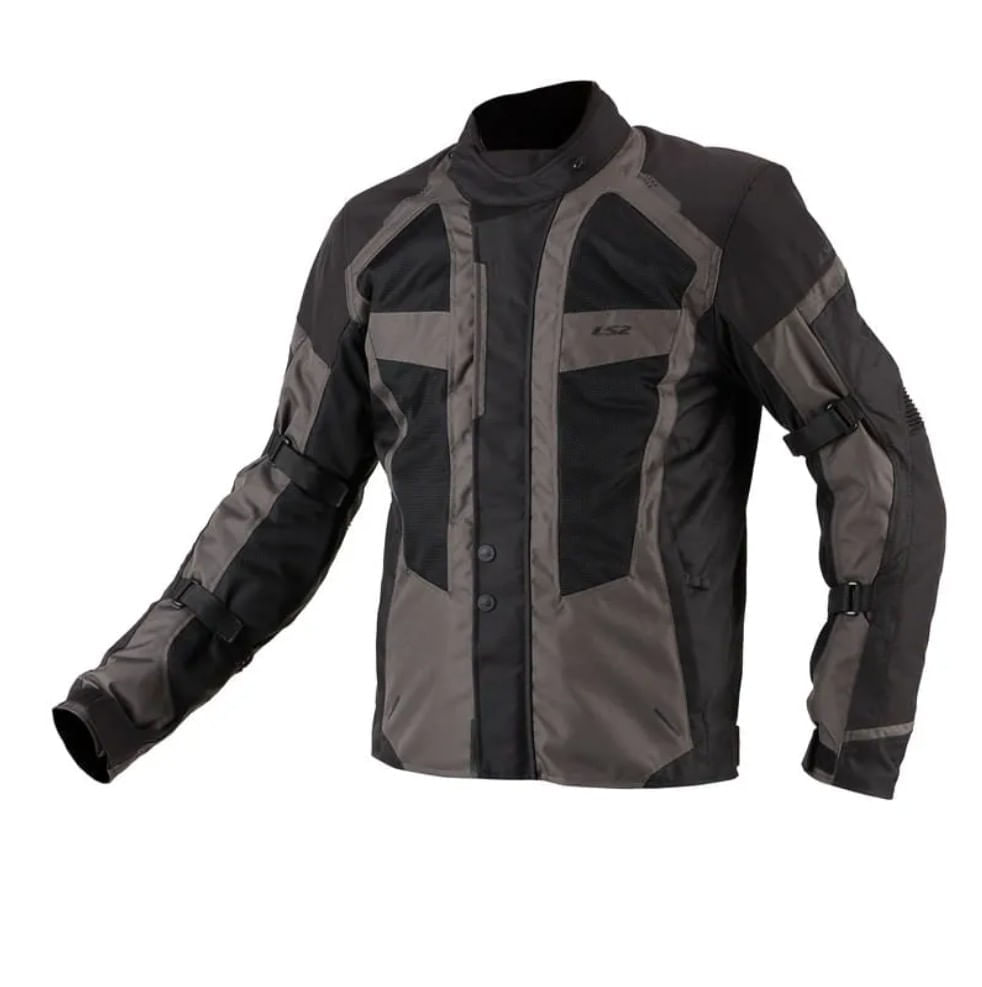 Campera LS2 Scout Hombre Negro / Gris