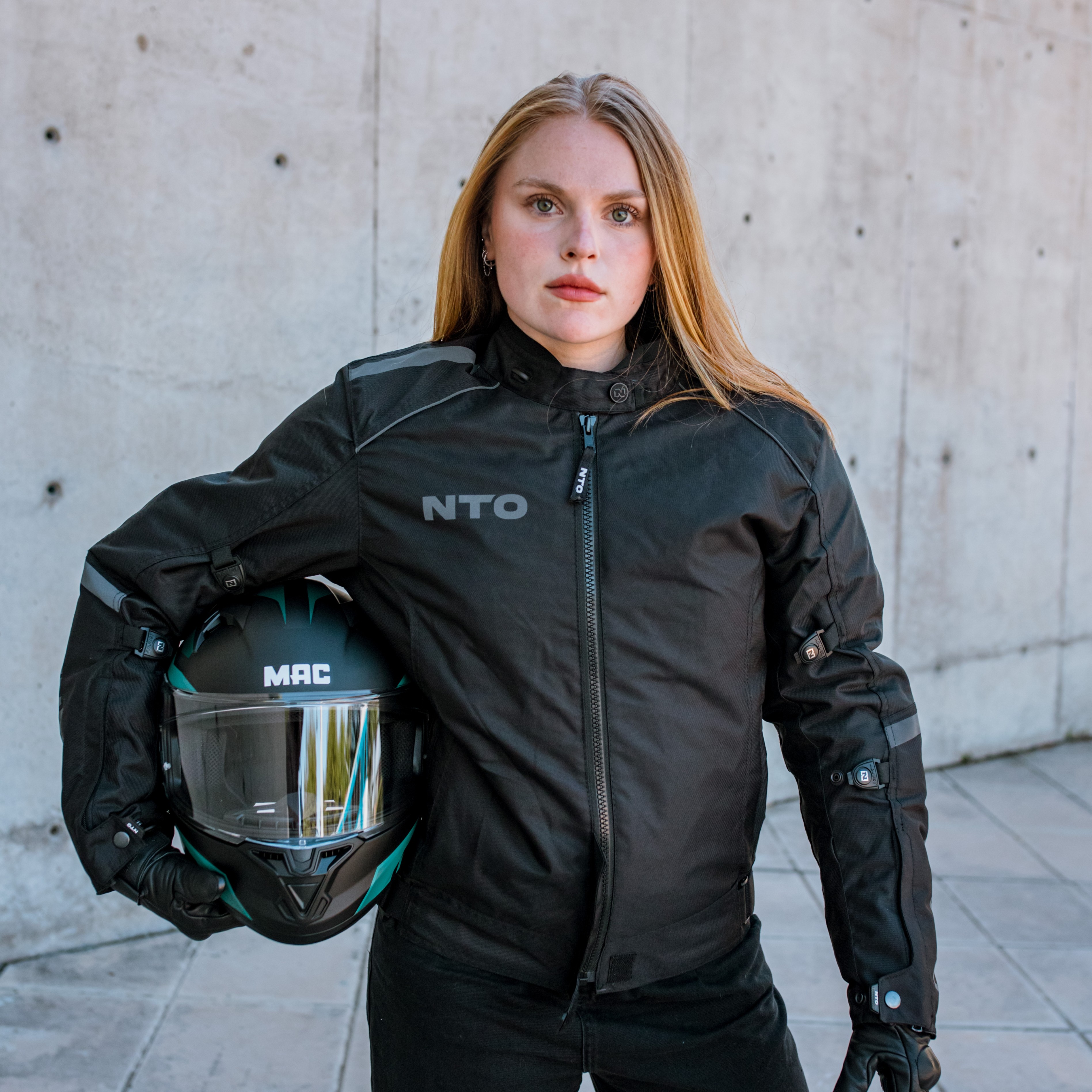 Campera Cordura NTO City Evo Mujer Negra