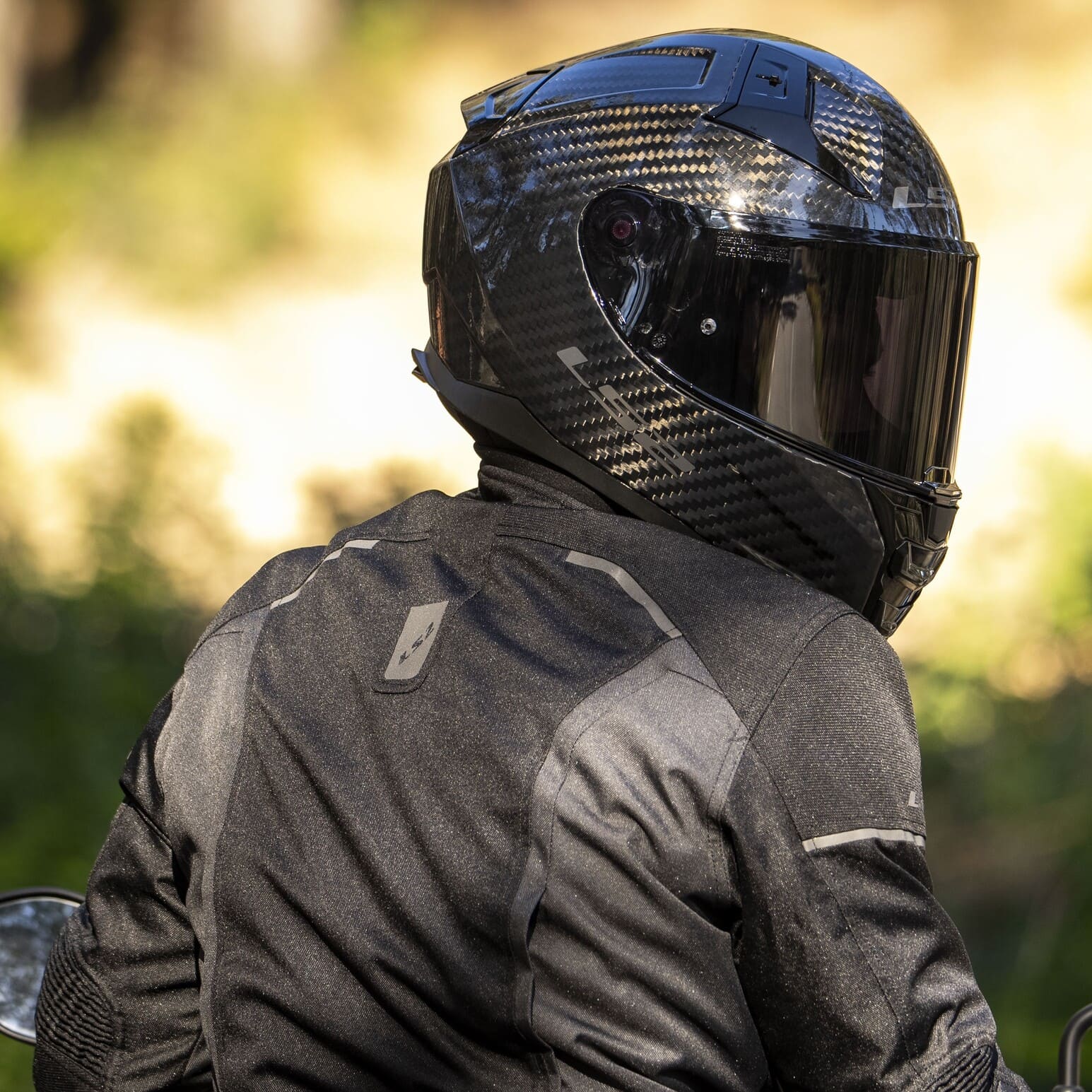 Campera LS2 Sepang Hombre / Negro / Gris