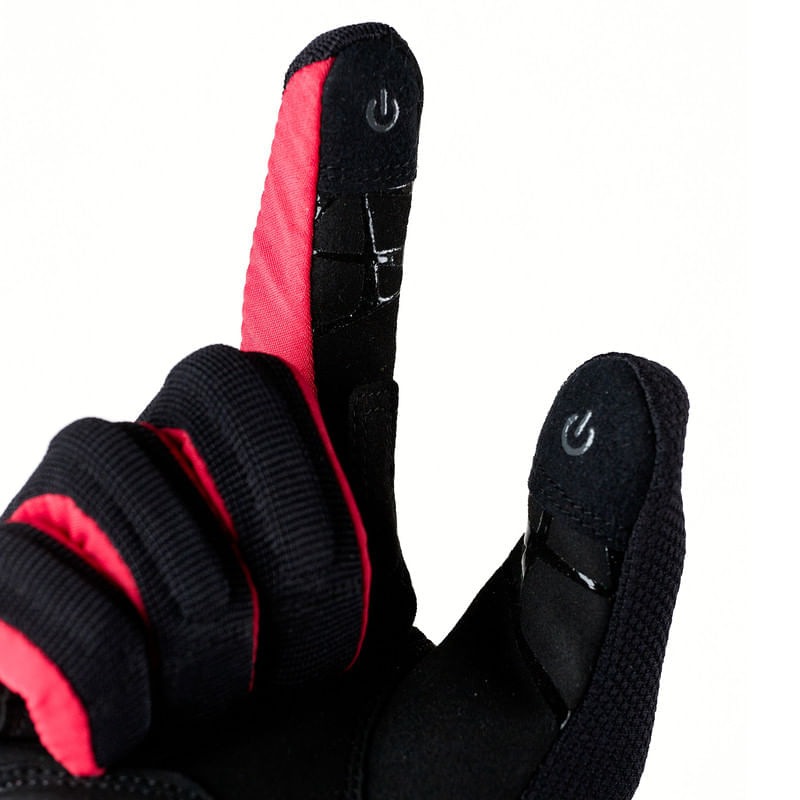 Guante LS2 Dart II Hombre Negro / Rojo